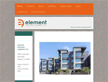 Tablet Screenshot of elementse.com